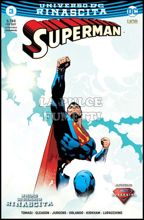 SUPERMAN # 118 - SUPERMAN 3 - RINASCITA + STICKERS